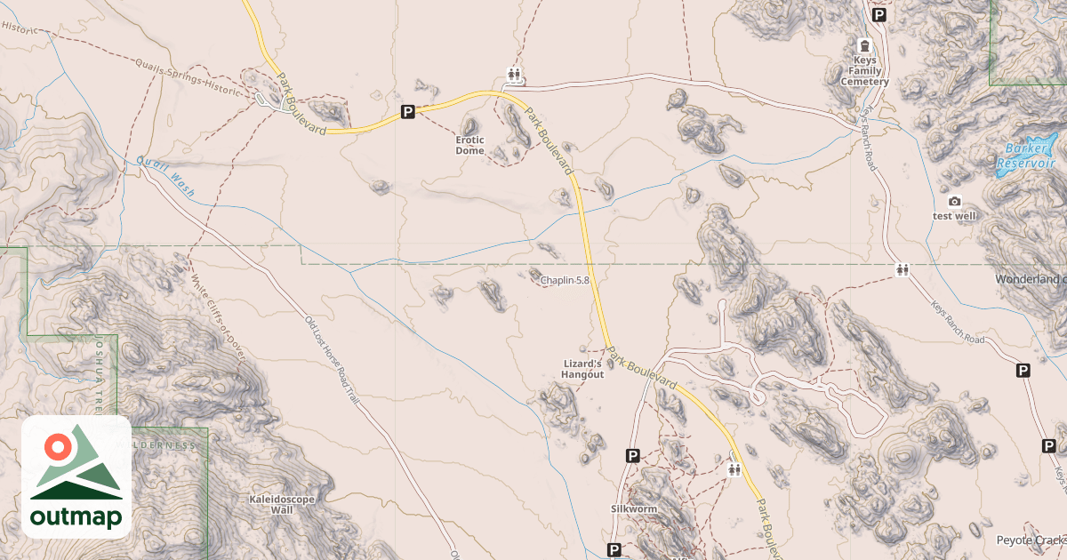 Map of Chaplin