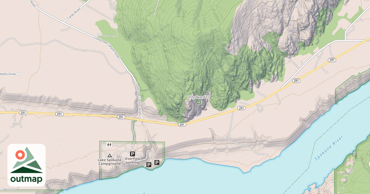 Map of Dirty Beard