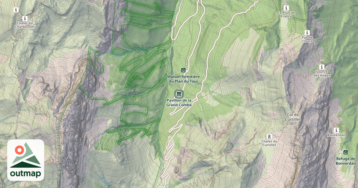Map of Pavillon de la Grand Combe