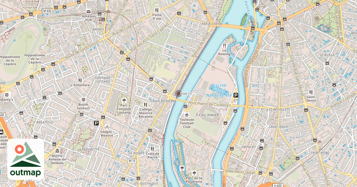 Map of Voie 13