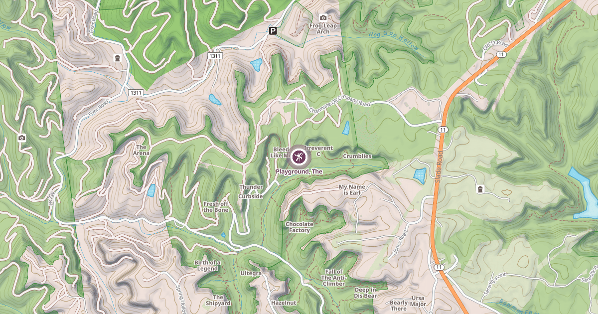 Map preview of Playground, The
