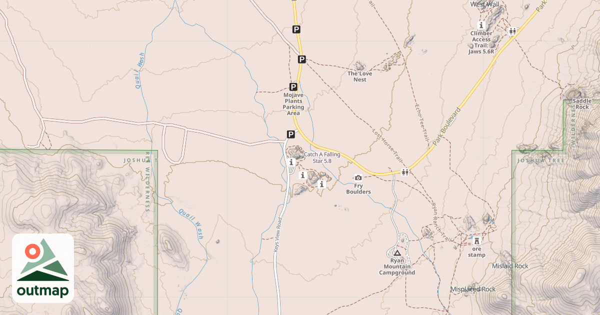 Map of Catch A Falling Star