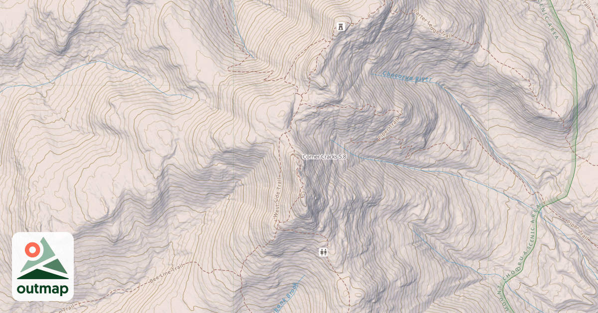 Map of Corner Cracks