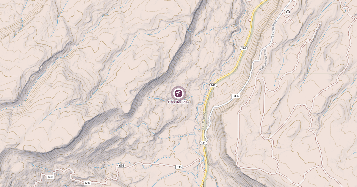 Map preview of Otis Boulder