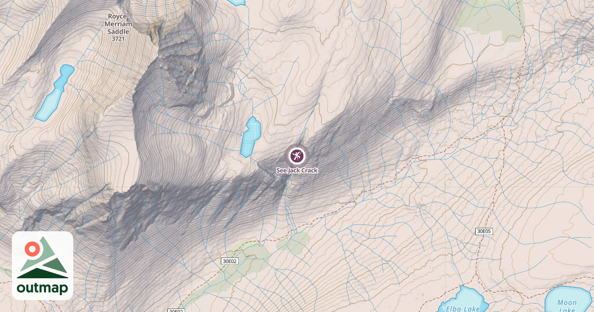 Map of See Jack Crack