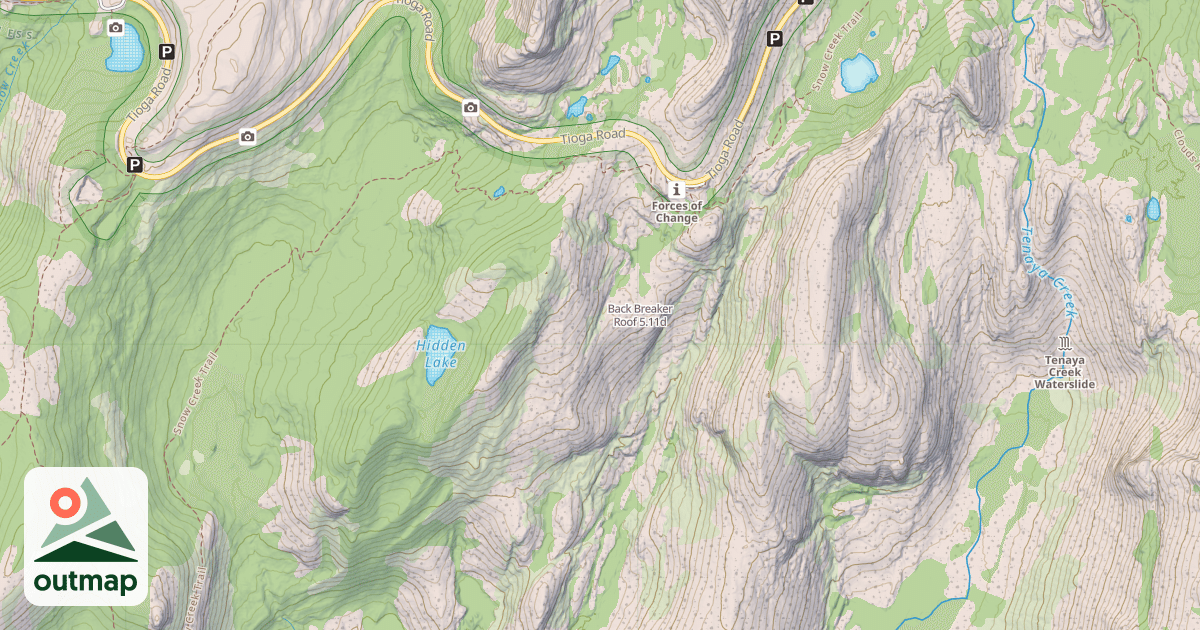Map of Back Breaker Roof