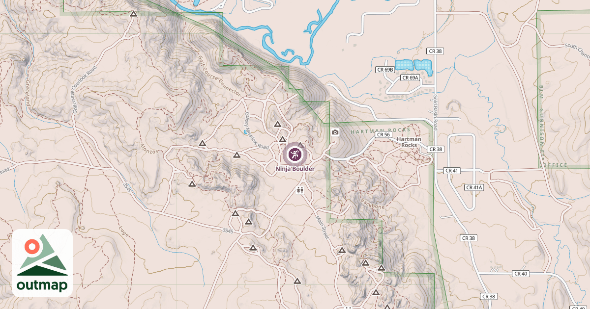 Map of Ninja Boulder