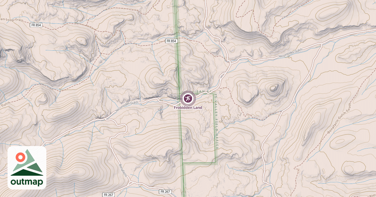 Map of Frobidden Land