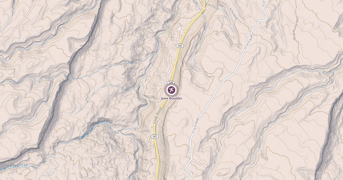 Map preview of Jaws Boulder
