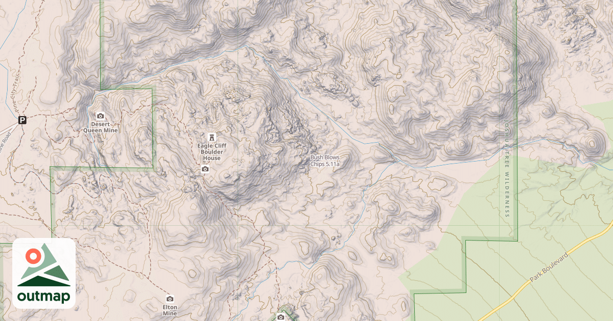 Map of Bush Blows Chips