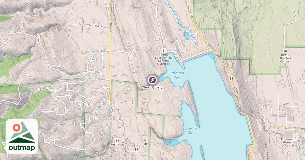 Map of North Quarry
