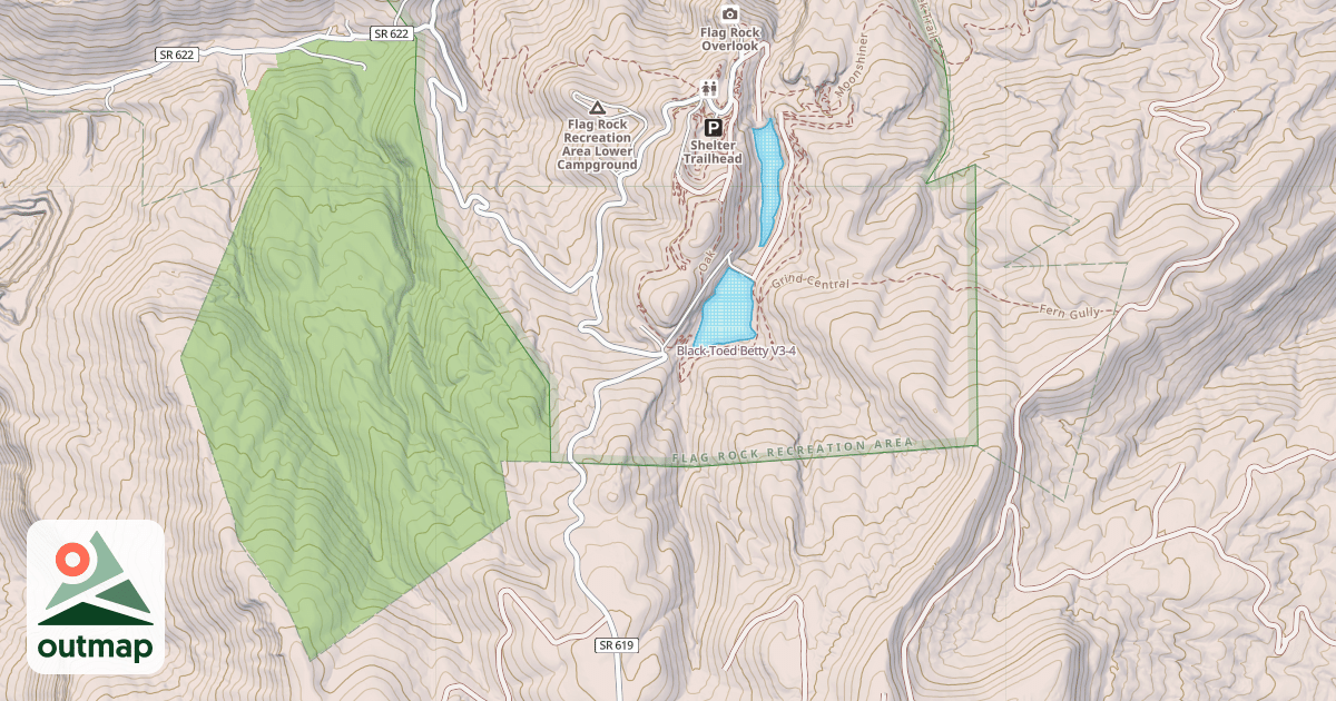 Map of Black-Toed Betty
