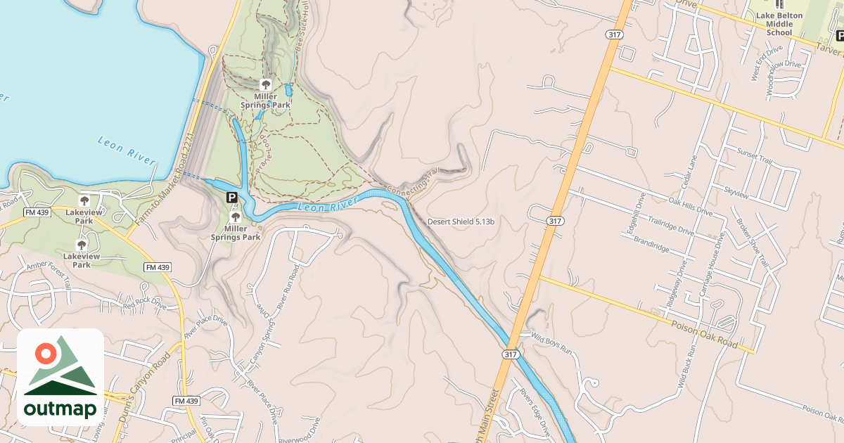 Map of Desert Shield