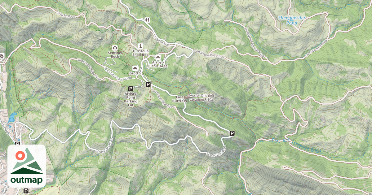 Map of Two for One (left variation)