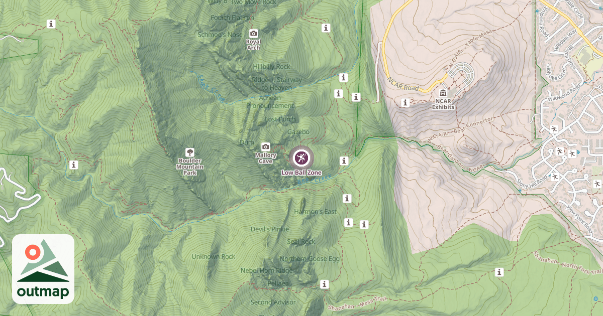 Map of Low Ball Zone