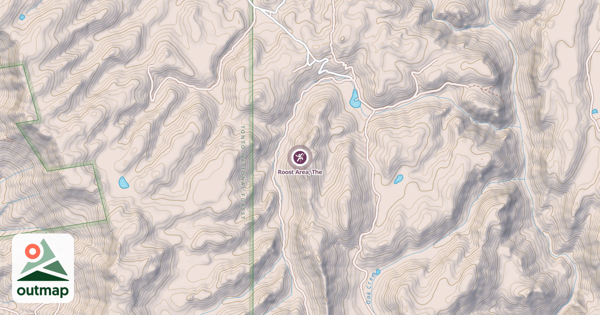 Map of Roost Area, The