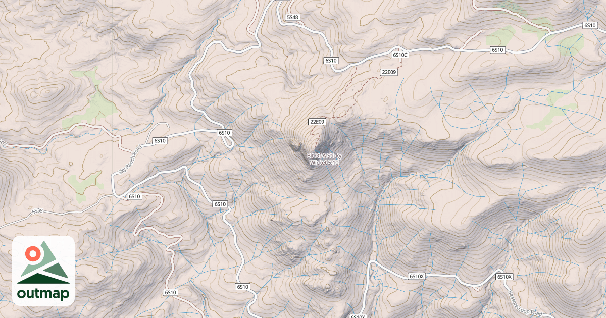 Map of Bit Of A Sticky Wicket