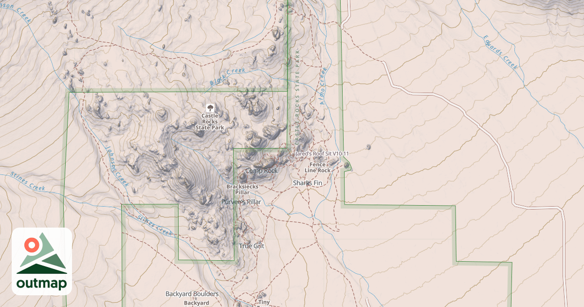 Map of Jared's Roof Sit