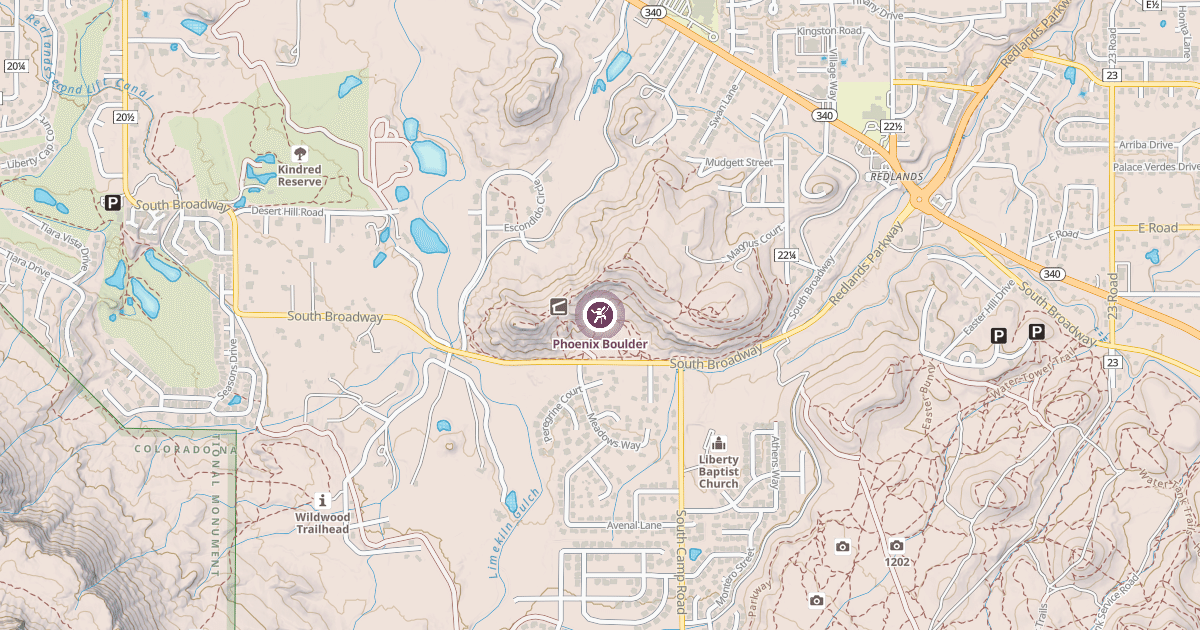 Map preview of Phoenix Boulder