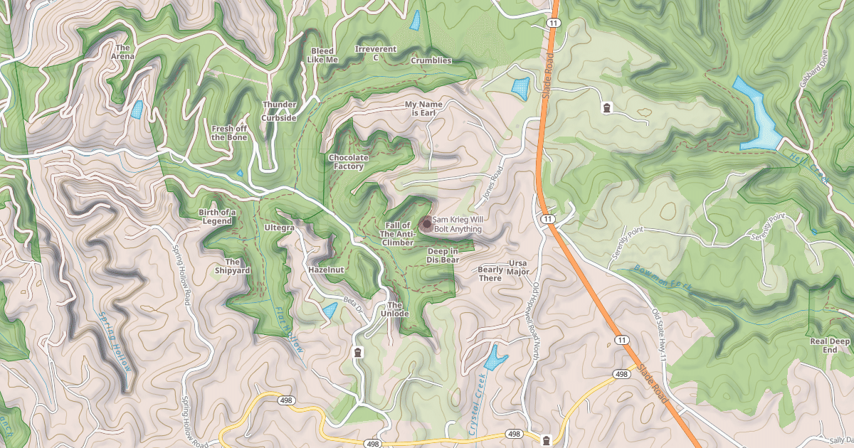 Map preview of Sam Krieg Will Bolt Anything