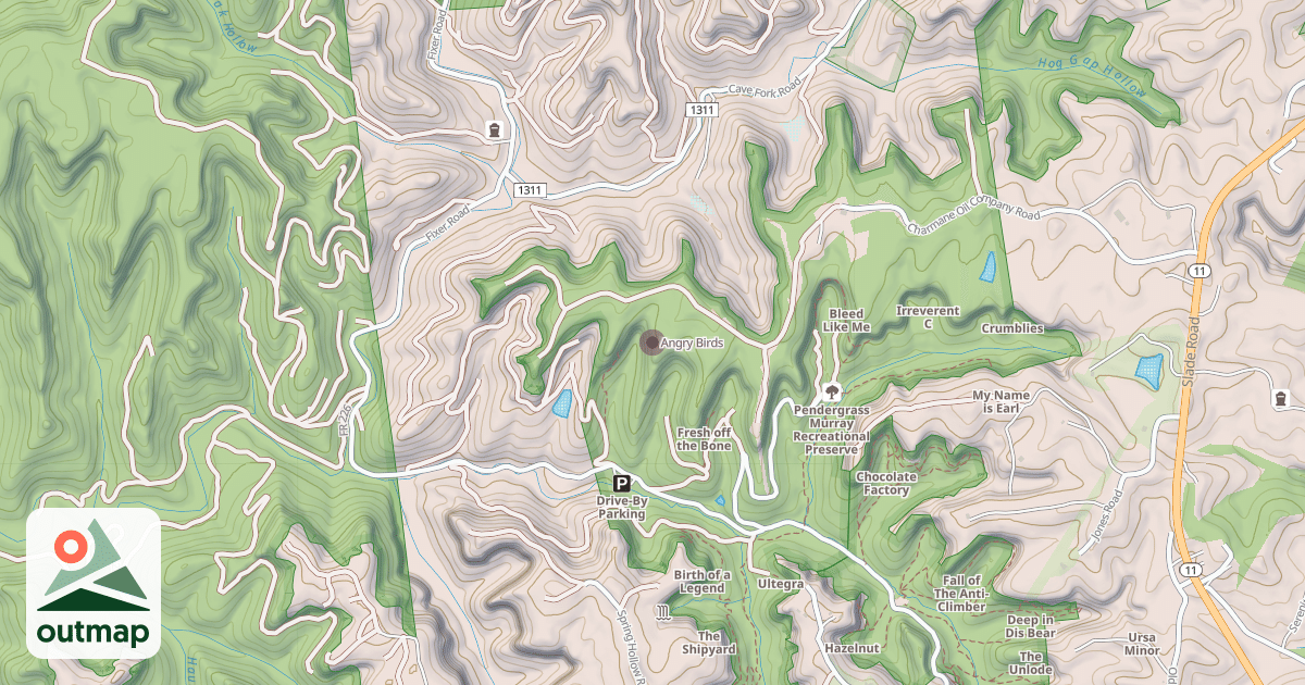 Map of Angry Birds