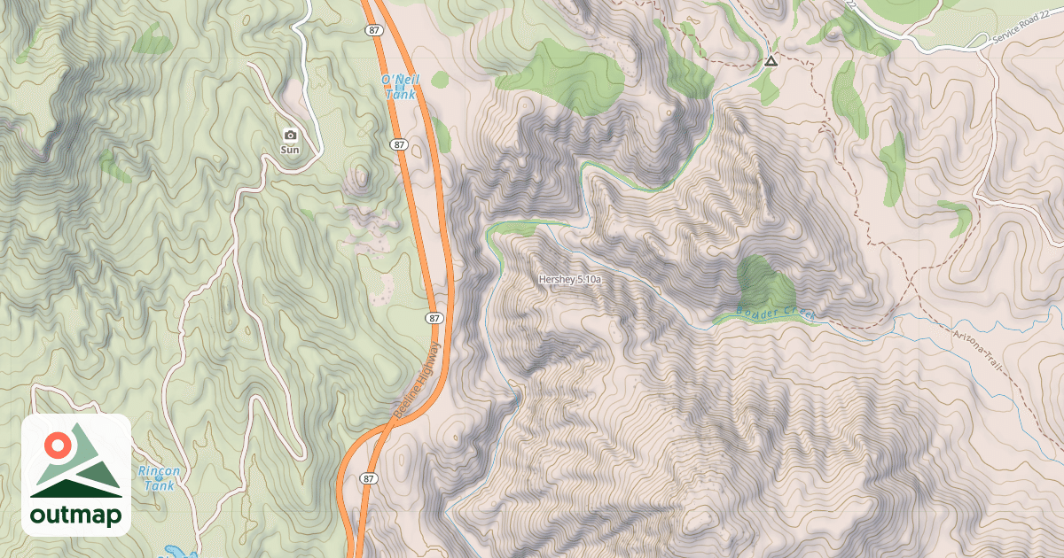 Map of Hershey