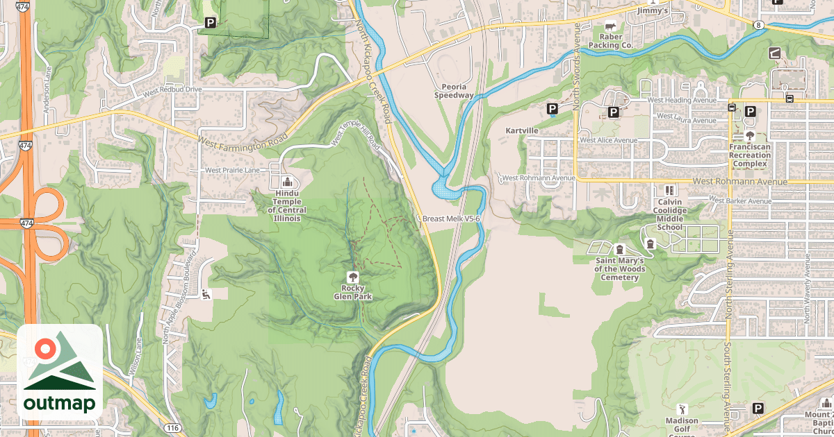 Map of Breast Melk