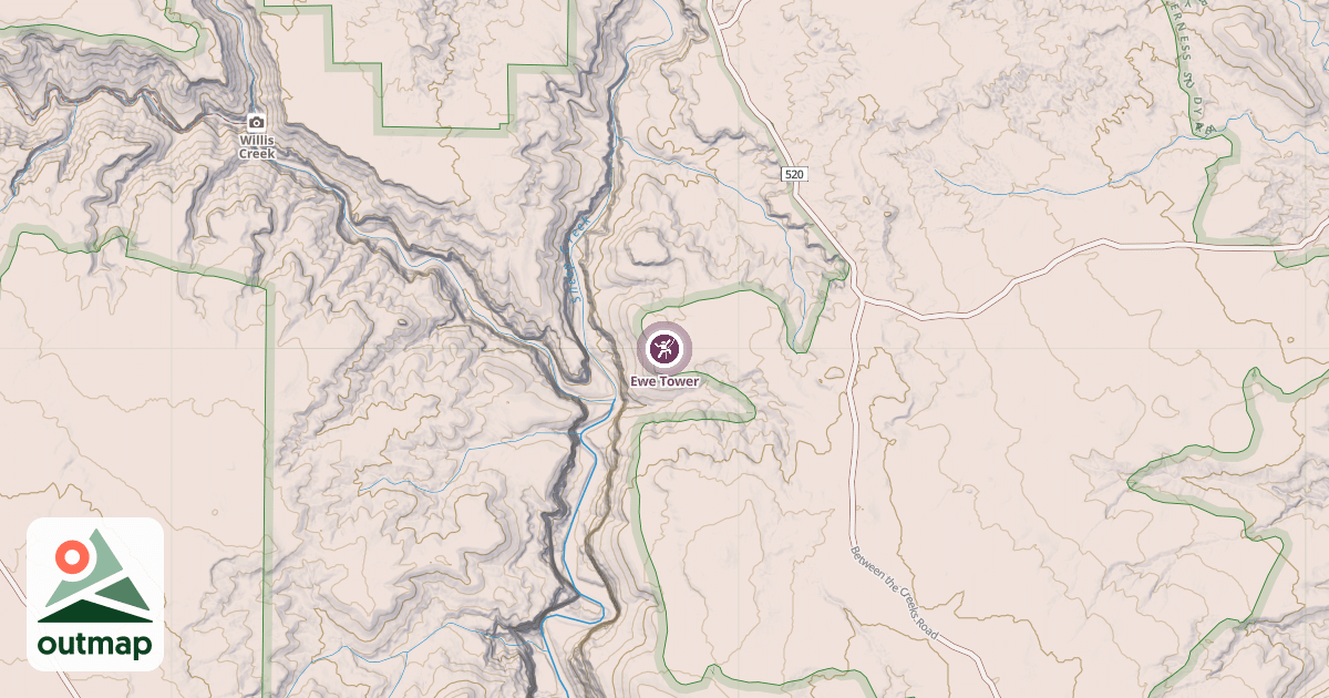 Map of Ewe Tower