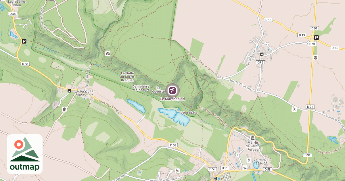Map of Le Marchepied