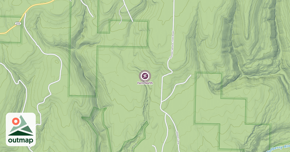 Map of Fern North