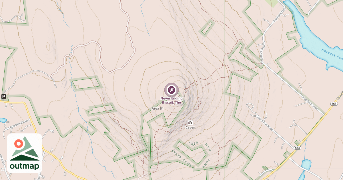 Map of Never Ending Biscuit, The