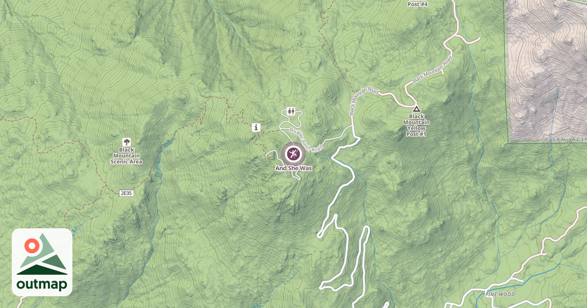 Map of And She Was