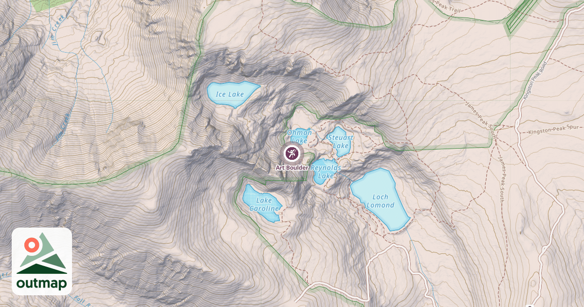 Map of Art Boulder