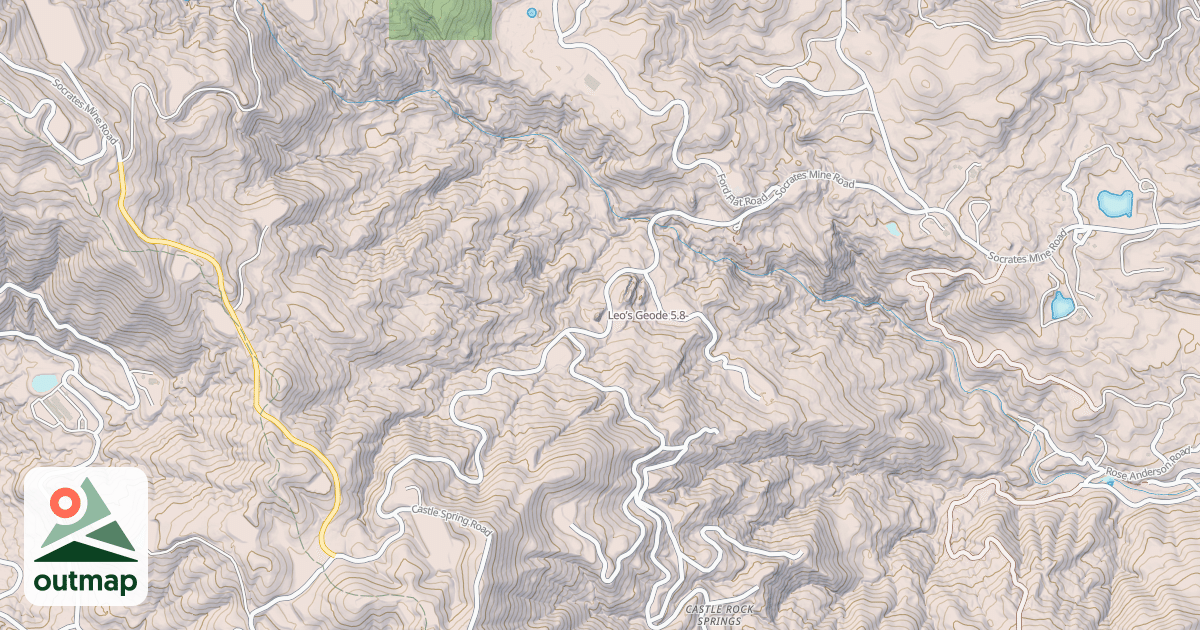 Map of Leo’s Geode