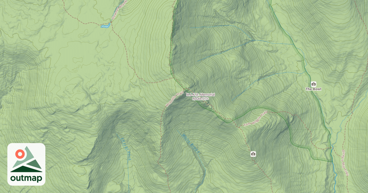 Map of M.L.K. Jr. Memorial Route