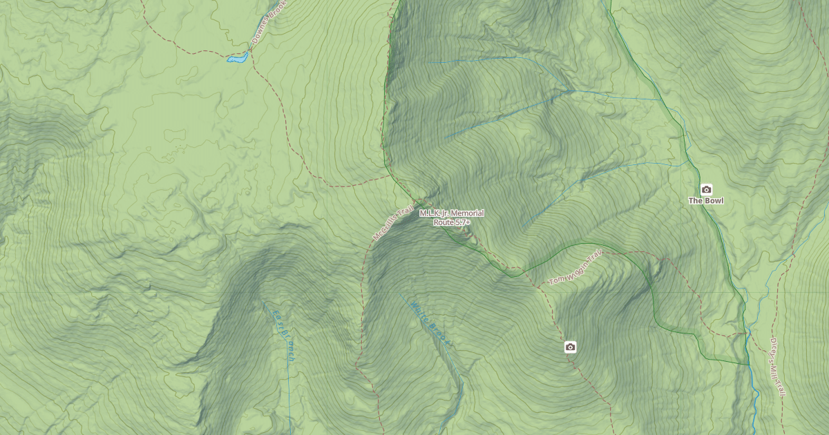 Map preview of M.L.K. Jr. Memorial Route