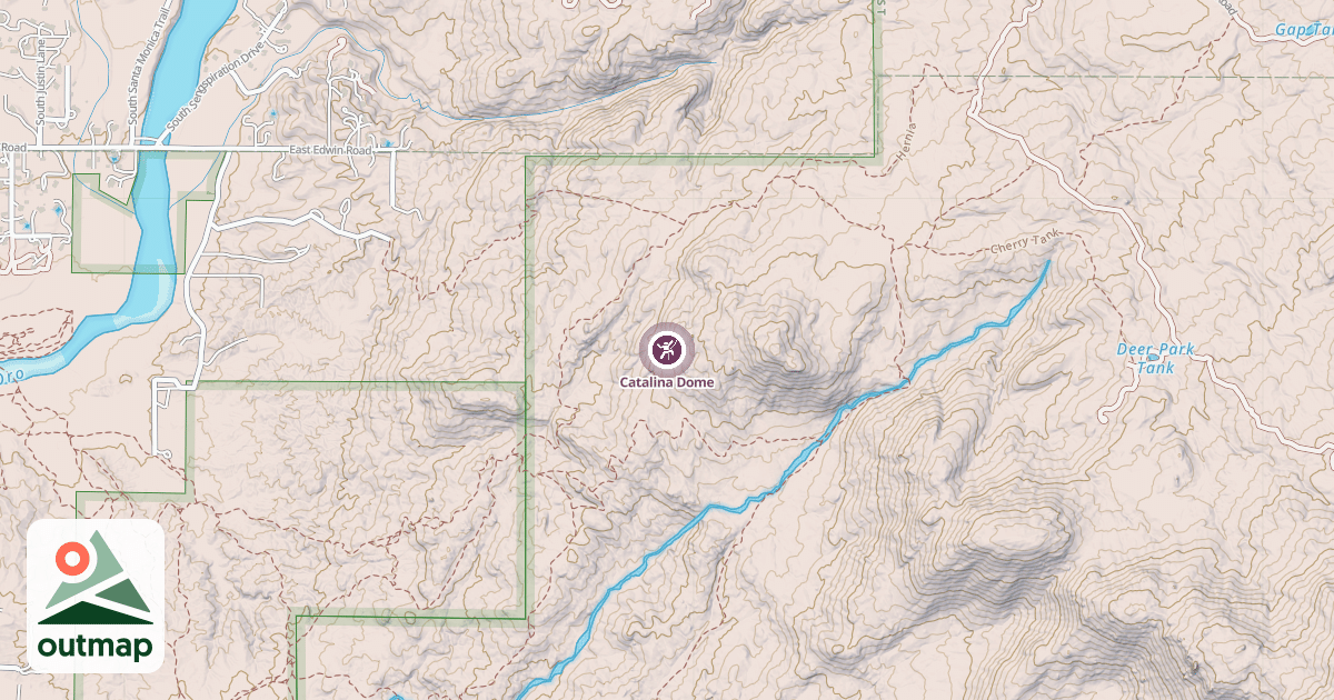 Map of Catalina Dome