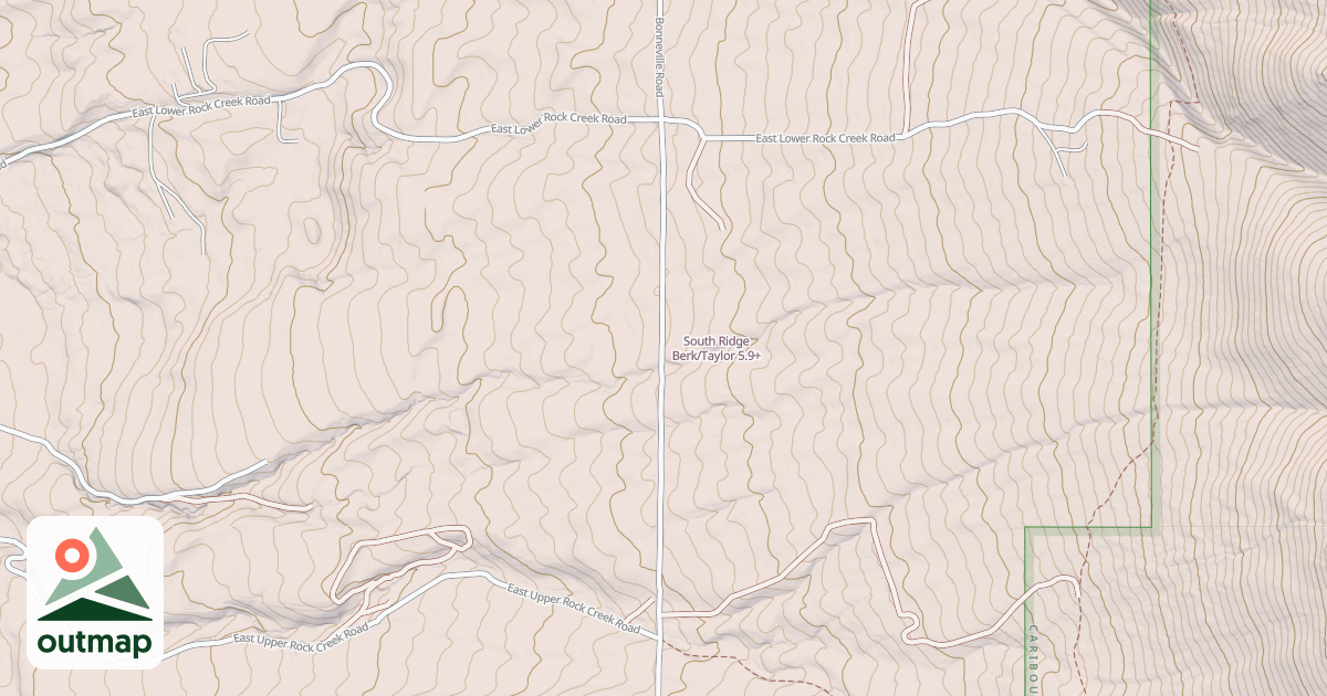 Map of South Ridge Berk/Taylor