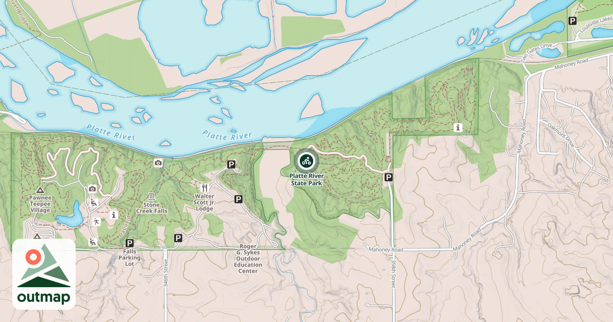 Map of Platte River State Park