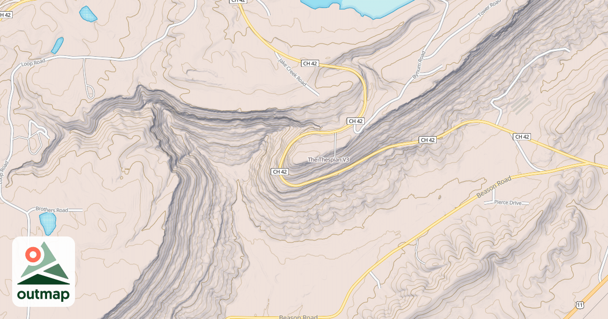 Map of The Thespian