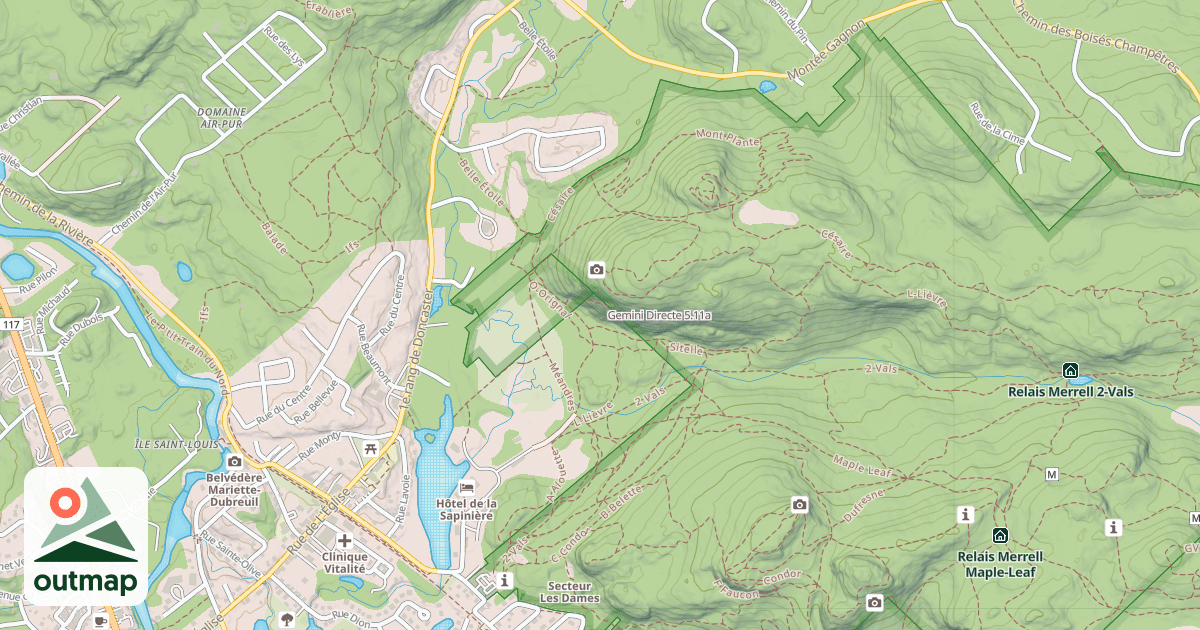 Map of Gemini Directe