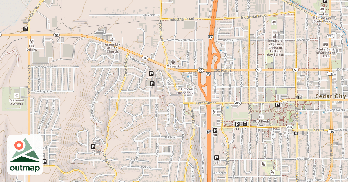 Map of KB Express Pinnacle