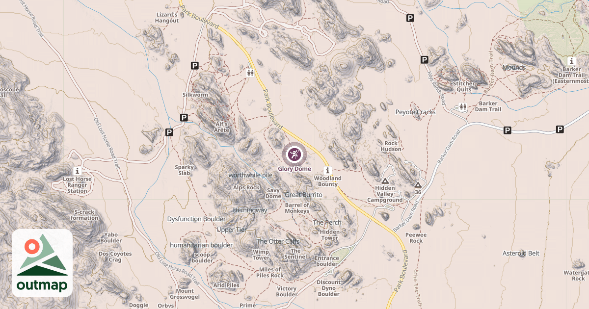 Map of Glory Dome