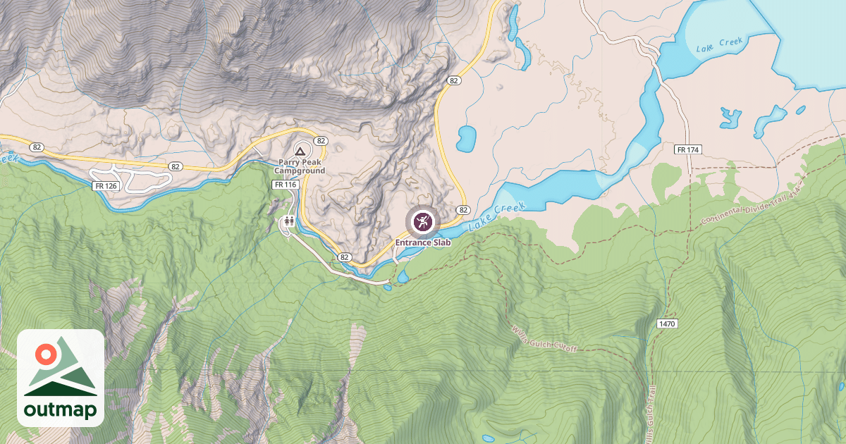 Map of Entrance Slab
