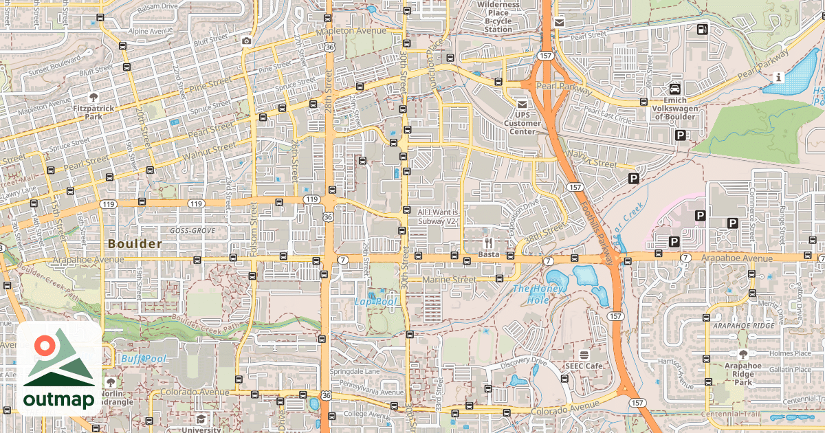 Map of All I Want is Subway