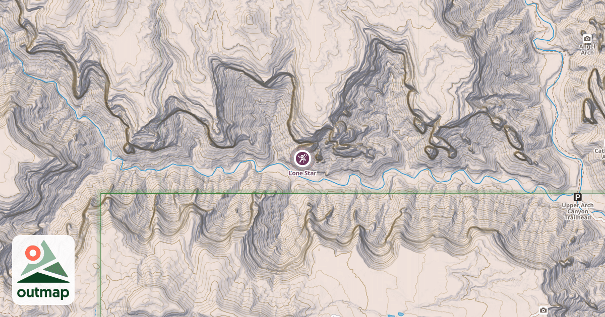 Map of Lone Star