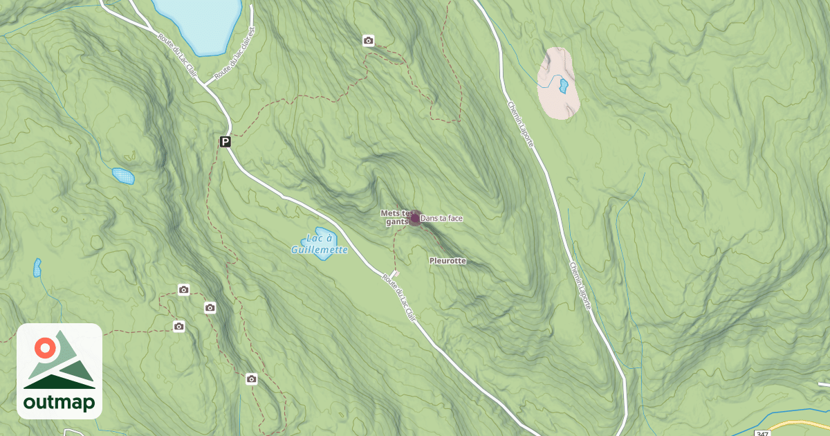 Map of Dans ta face