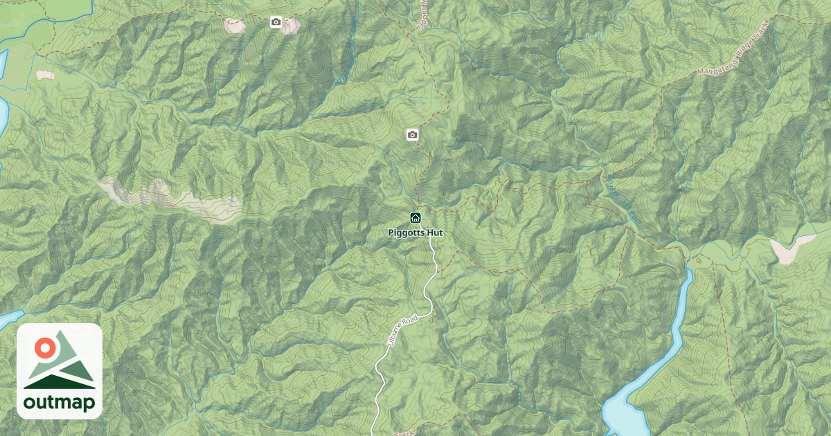 Map of Piggotts Hut