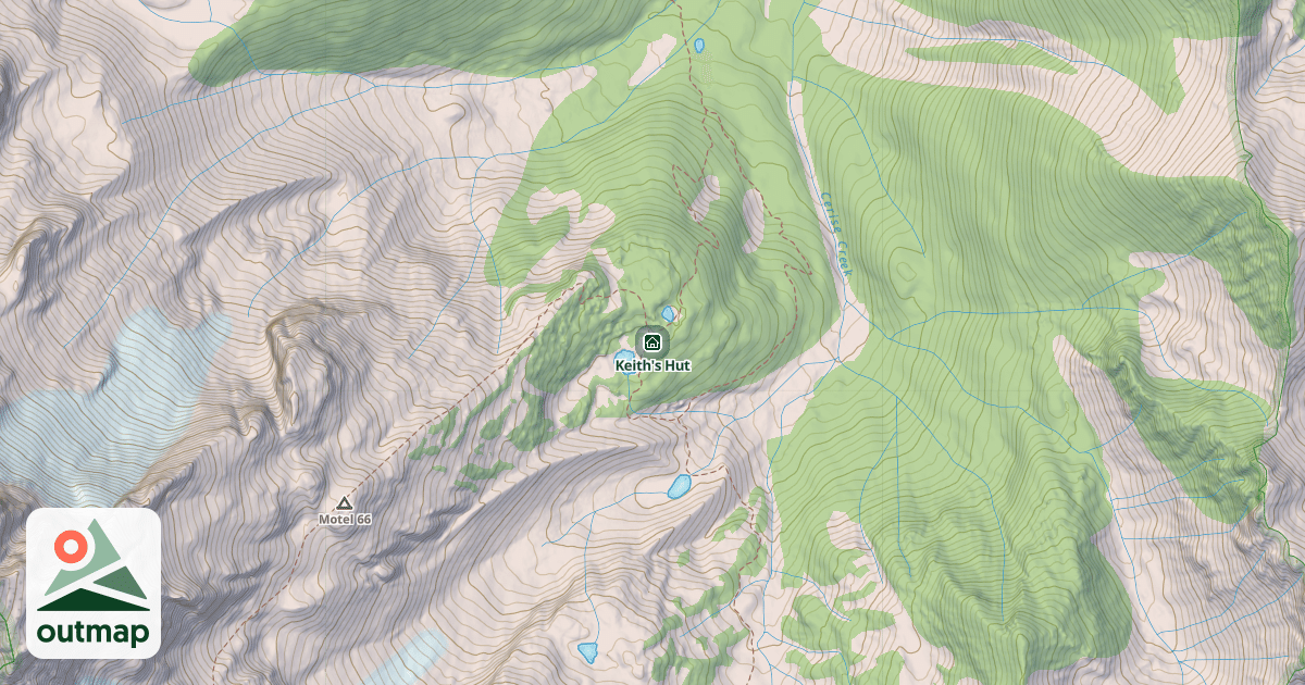 Map of Keith's Hut