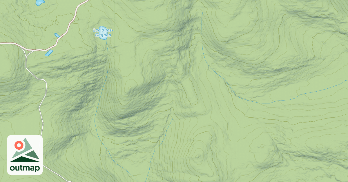 Map of Lac à Jos